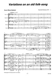 Decancq - Variaties op een oud volkslied (Variations on an Old Folk Song) - BR9660DMP