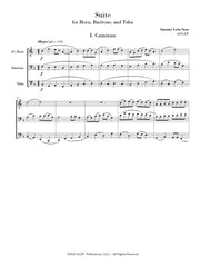 Leon Sosa - Suite for Horn, Baritone, and Tuba - BRE02
