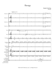Leon Sosa - Energy for Tuba-Euphonium Ensemble and Percussion - BRE03