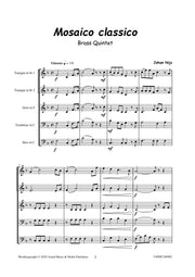 Nijs - Mosaico Classico for Brass Quintet - BRE200902UMMP