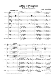 Vandoninck - A Day of Disruption for Brass Ensemble - BRE6382EM