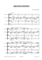 Van Marcke - Destinations for Brass Quartet - BRE7074EM