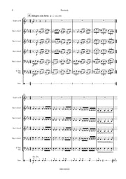 Glorieux - Fantasy for Euphonium and Brass Ensemble - BRE7623EM