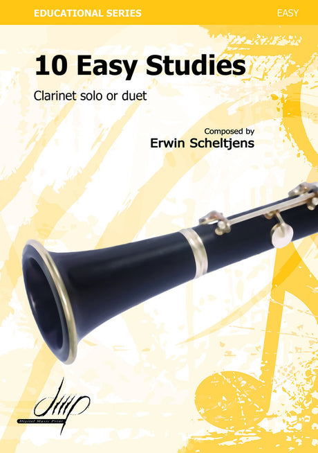 Scheltjens - 10 Easy Studies for 1 or 2 clarinets - C113027DMP