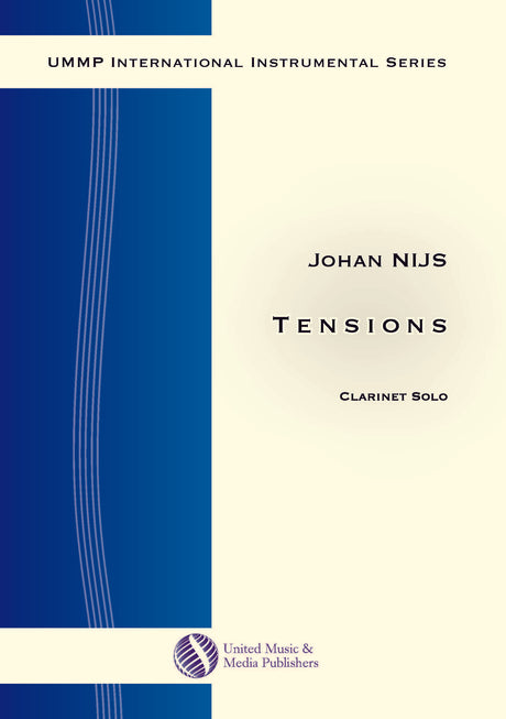 Nijs - Tensions for Solo Clarinet - C170502UMMP