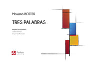 Botter - Tres Palabras for E-flat Clarinet Solo - C3566PM
