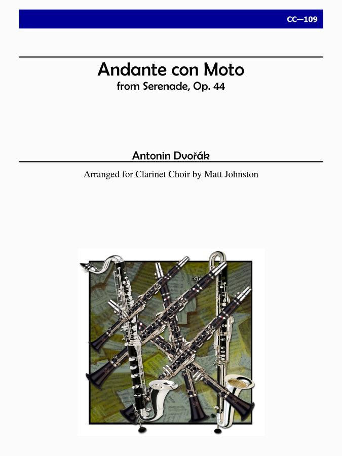 Dvorák (arr. Johnston) - Andante con Moto from Serenade, Op. 44 for Clarinet Choir - CC109
