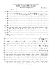 Halvorsen (arr. Johnston) - Entry March of the Boyars for Clarinet Choir - CC169