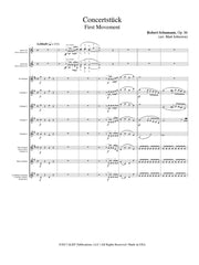 Schumann (arr. Johnston) - Concertstuck - First Movement for Clarinet Choir - CC190