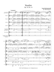 Rachmaninoff (arr. Johnston) - Vocalise, Op. 34, No. 14 for Solo Clarinet and Clarinet Choir - CC207