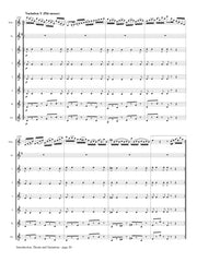 Rossini (arr. Johnston) - Introduction, Theme and Variations for Clarinet Choir - CC224