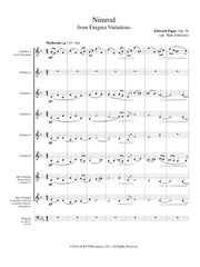 Elgar (arr. Johnston) - Nimrod from Enigma Variations for Clarinet Choir - CC231