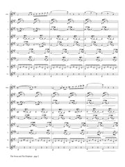 Saint-Saens (arr. Johnston) - The Swan and the Elephant for Bass Clarinet and Clarinet Choir - CC250