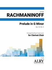 Rachmaninoff (arr. Guarnuccio) - Prelude in G Minor for Clarinet Choir - CC278