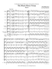 Sousa (arr. Johnston) - The Black Horse Troop for Clarinet Choir - CC315