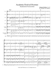 Brahms (arr. Lindhout) - Academic Festival Overture for Clarinet Choir - CC329