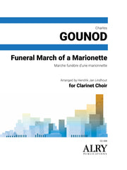 Gounod (arr. Lindhout) - Funeral March of a Marionette for Clarinet Choir - CC338