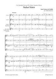 Gutierrez de Padilla (arr. Johnston) - Stabat Mater for Clarinet Quartet (or Choir) - CC3671PM