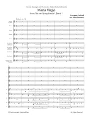 Gabrieli (arr. Johnston) - Maria Virgo for Clarinet Choir - CC3674PM