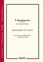 Mendelssohn - Konzertstuck Nr. 2 (arr. De Doncker) - CC6226EM