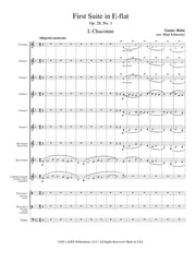 Holst (arr. Johnston) - First Suite in E-flat, Op. 28, No. 1 for Clarinet Choir  - CC101