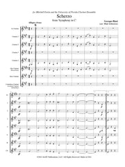 Bizet (arr. Johnston) - 'Scherzo' from Symphony in C for Clarinet Choir - CC105