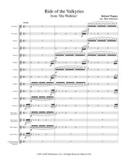 Wagner (arr. Johnston) - Ride of the Valkyries for Clarinet Choir - CC133