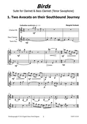 Verbeek - Birds (2 clarinets) - CD114130DMP