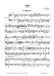 Devesa - Suite for Clarinet Duet - CD3287PM