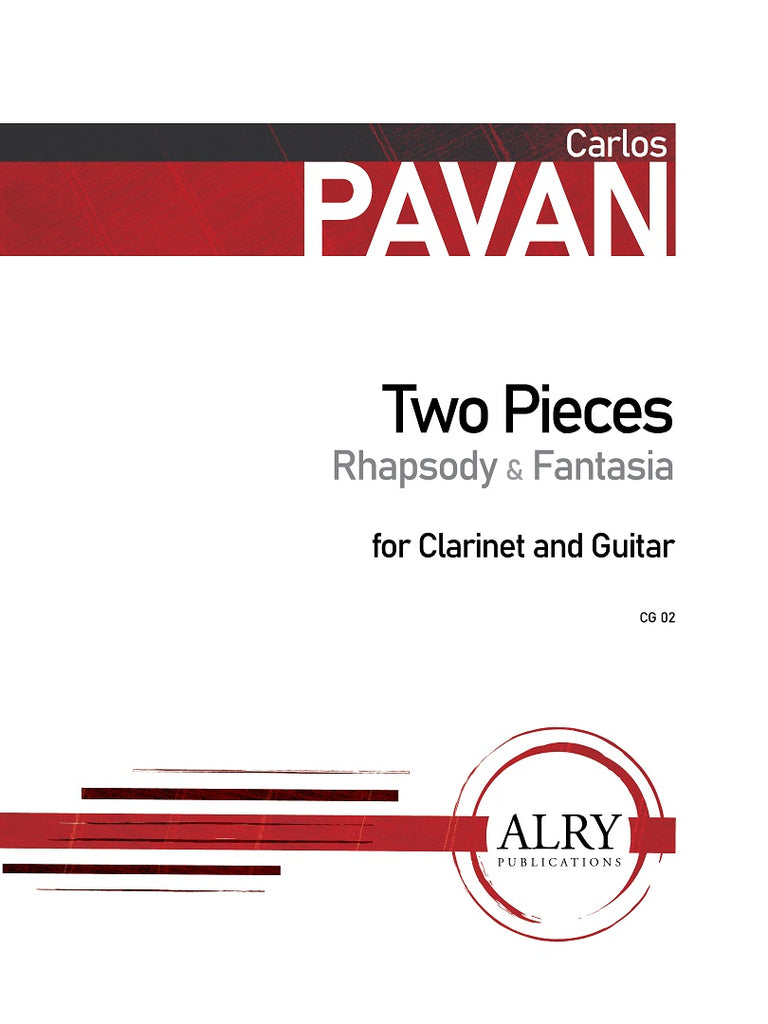 Pavan - Two Pieces for Clarinet and Guitar - CG02