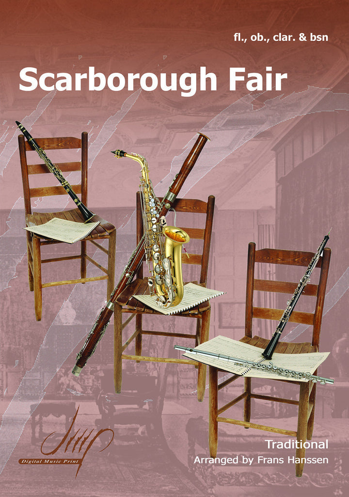 Hanssen - Scarborough Fair for Flute, Oboe, Clarinet and Bassoon - CM10624DMP