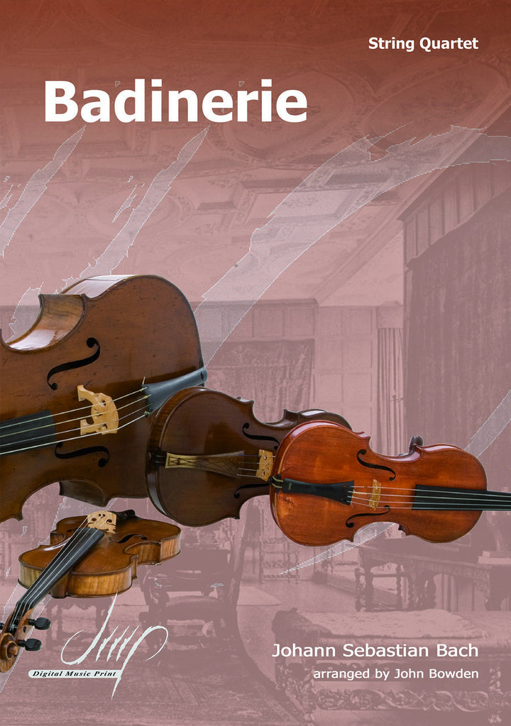 Bach - Badinerie for String Quartet - CM108178DMP