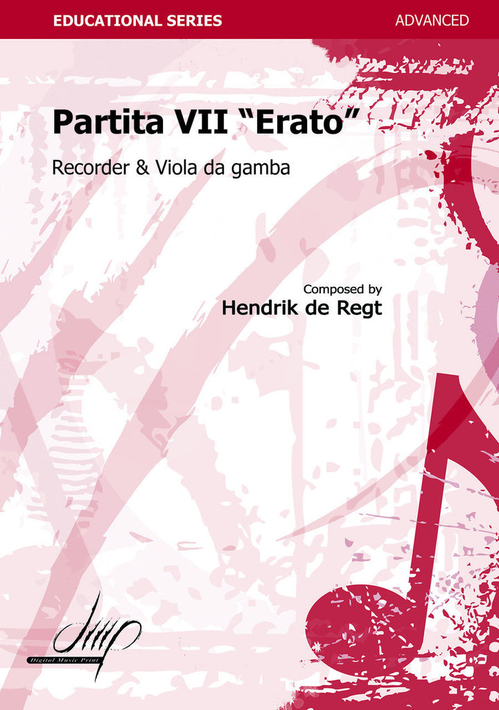 de Regt - Partita VII for Recorder and Viola da gamba - CM109058DMP