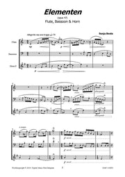 Beets - Elementen for Flute, Bassoon and Horn - CM110053DMP
