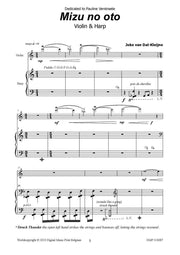 van Dal-Kleijne - Mizu no oto for Violin and Harp - CM113087DMP