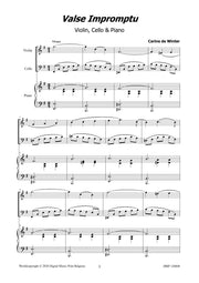 de Winter - Valse Impromptu for Violin, Cello and Piano - CM120008DMP