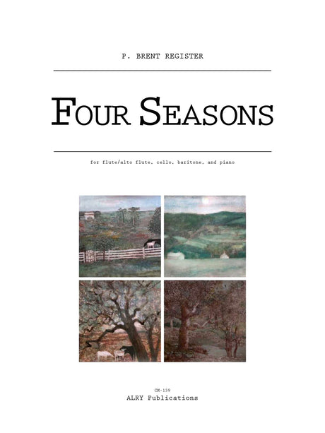 Register - Four Seasons for Flute/Alto Flute, Cello, Baritone and Piano - CM139