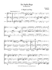 Buck - Six Joplin Rags for Oboe, Clarinet and Bassoon - CM154