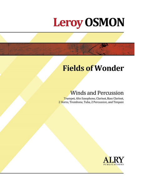 Osmon - Fields of Wonder for Winds and Percussion - CM177