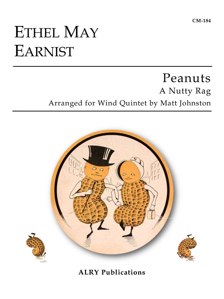 Earnist (arr. Johnston) - Peanuts (A Nutty Rag) for Wind Quintet - CM184