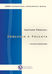 Troccoli - Preludio e Toccata for Cembalo and Guitar - CM190405UMMP