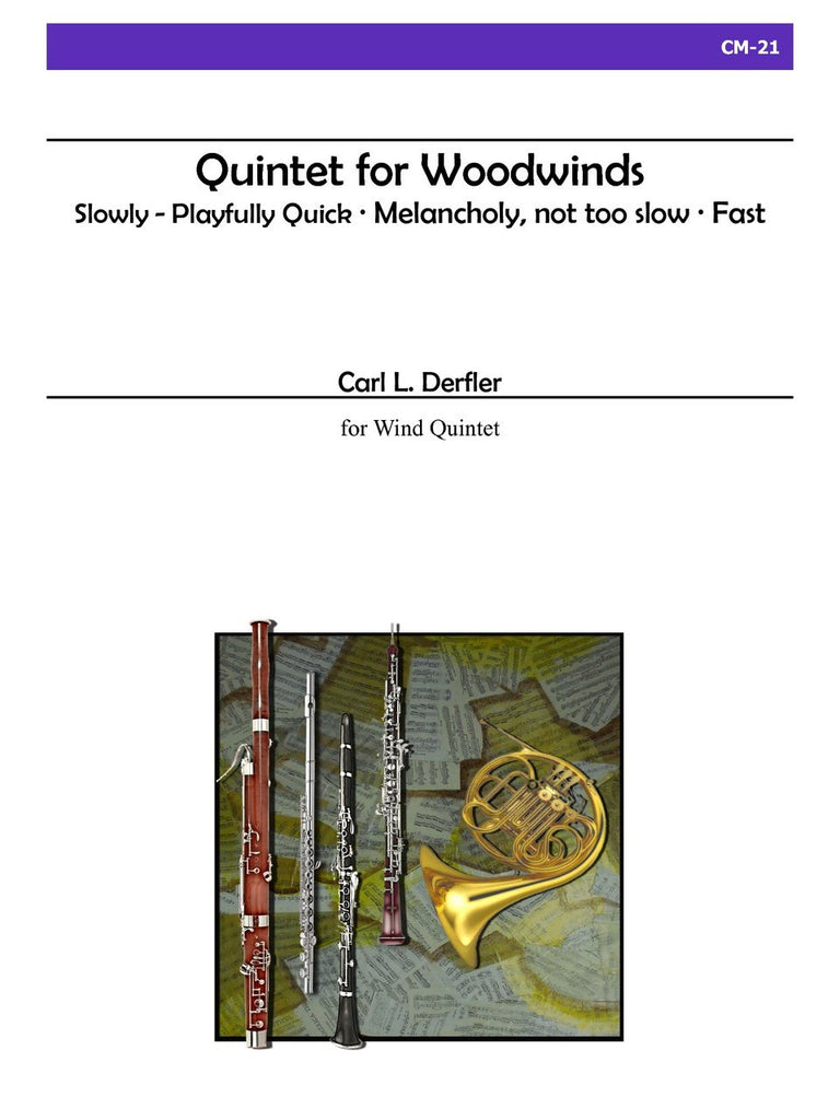 Derfler - Quintet for Woodwinds - CM21