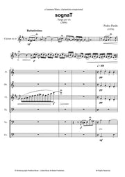 Pardo - sognaT for Flute, Oboe, Clarinet, Bassoon, Cello and Contrabass - CM3121PM