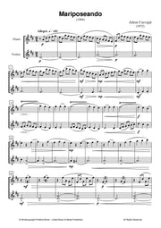 Carvajal-Gomez - Mariposeando for Flute and Violin - CM3139PM