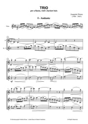 Homs - Trio for Flute, Violin and Bass Clarinet - CM3147PM