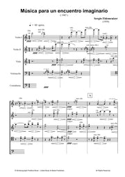 Fidemraizer - Musica para un Encuentro Imaginario for String Quintet - CM3189PM