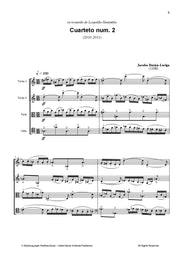 Duran-Loriga - Cuarteto Num. 2 for String Quartet - CM3552PM