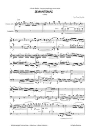 González - Semantemas for E-flat Clarinet and Cello - CM3559PM