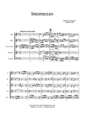 Popkin - Intermezzo for Wind Quintet - CM35