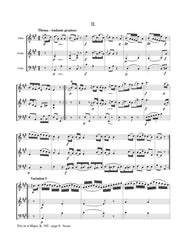 Mozart - Trio in A Major, KV305 for Flute, Violin and Cello - CM52